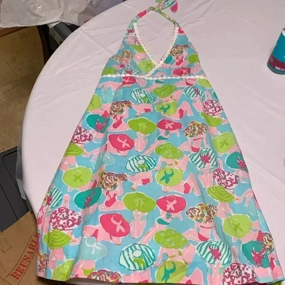 LILY PULITZER Girls Dress,Excellent Condition. 🌟Beautiful Print 🌟 - Picture 1 of 3